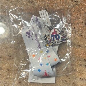 NEW PIN & Disneyland 70th Anniversary Lanyard